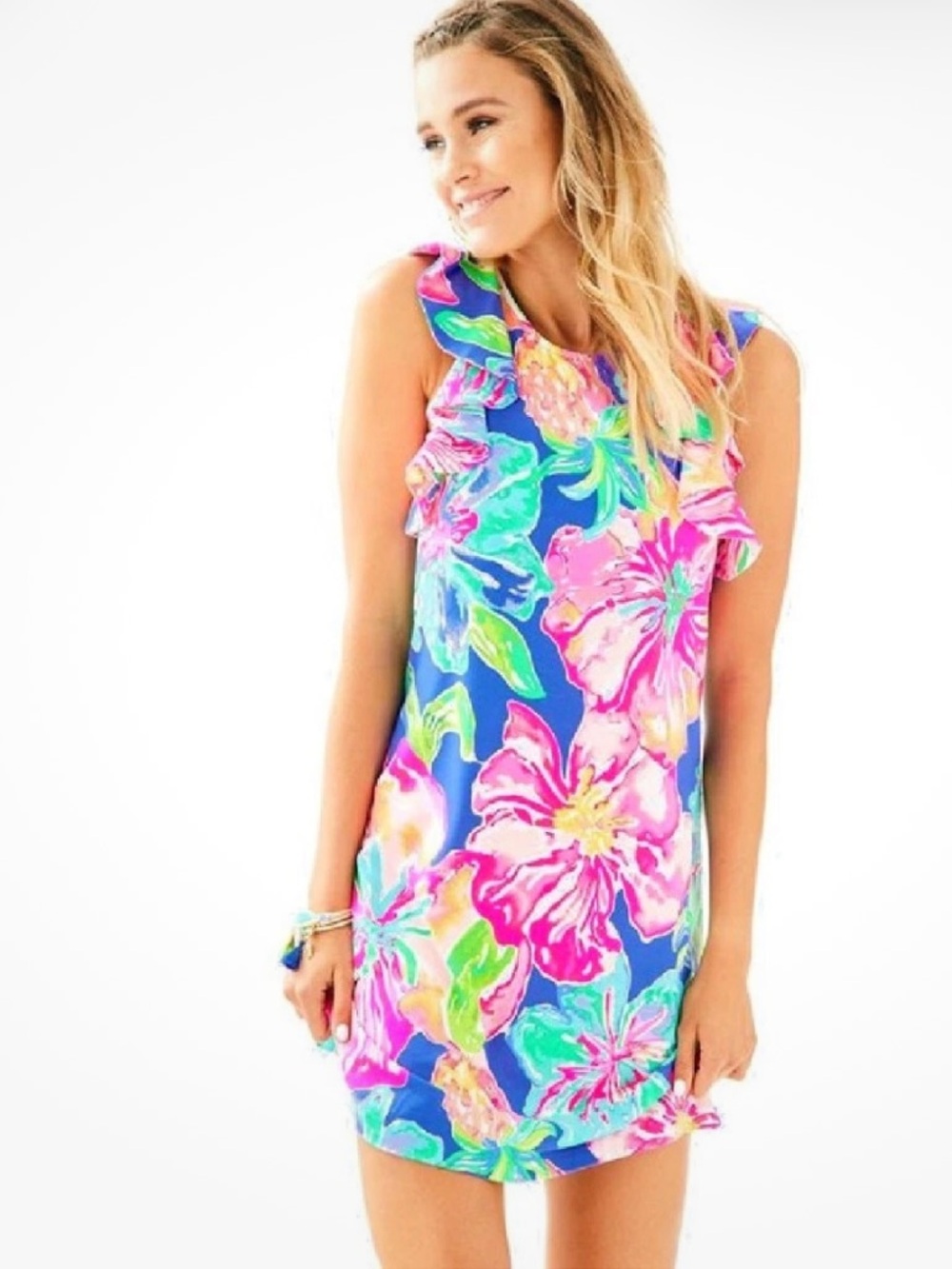 Lilly Pulitzer Esmeralda Ruffle Shift Dress